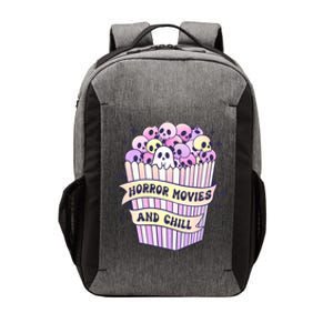 Cute Ghost Skull Popcorn Horror Movies And Chill Halloween Gift Vector Backpack