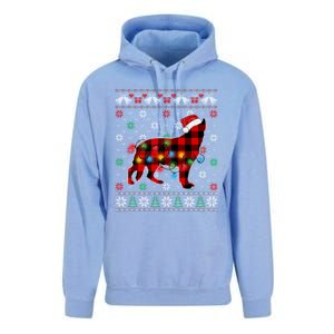 Christmas Ger Shepherd Dog Santa Hat Ugly Xmas Sweater Great Gift Unisex Surf Hoodie