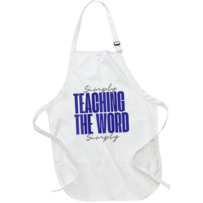 Calvary Guasave Simply Teaching The Word Simply Full-Length Apron With Pockets