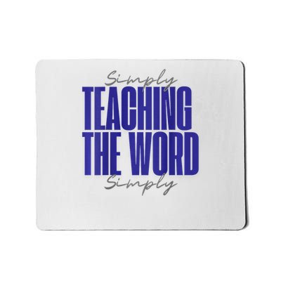 Calvary Guasave Simply Teaching The Word Simply Mousepad