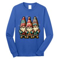 Christmas Gnomes Snowflakes Xmas Christmas Gnomies Gift Long Sleeve Shirt