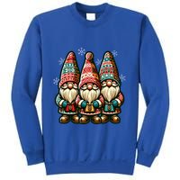 Christmas Gnomes Snowflakes Xmas Christmas Gnomies Gift Sweatshirt