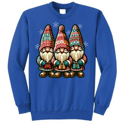 Christmas Gnomes Snowflakes Xmas Christmas Gnomies Gift Sweatshirt