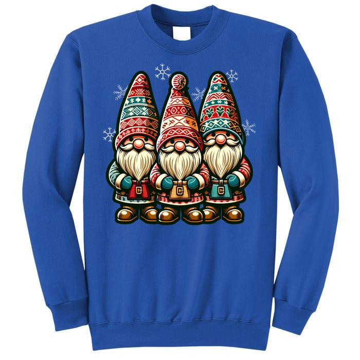 Christmas Gnomes Snowflakes Xmas Christmas Gnomies Gift Sweatshirt