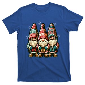 Christmas Gnomes Snowflakes Xmas Christmas Gnomies Gift T-Shirt