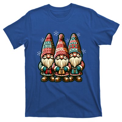 Christmas Gnomes Snowflakes Xmas Christmas Gnomies Gift T-Shirt