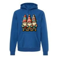 Christmas Gnomes Snowflakes Xmas Christmas Gnomies Gift Premium Hoodie