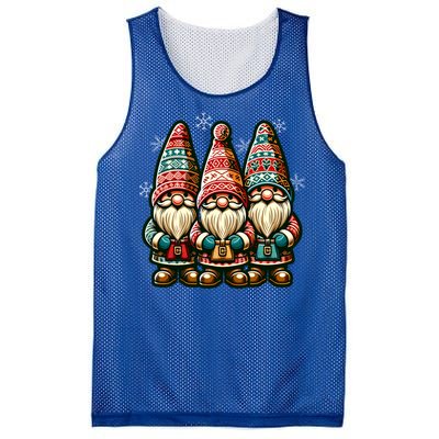 Christmas Gnomes Snowflakes Xmas Christmas Gnomies Gift Mesh Reversible Basketball Jersey Tank