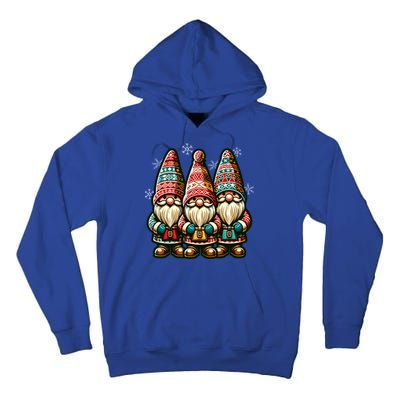 Christmas Gnomes Snowflakes Xmas Christmas Gnomies Gift Tall Hoodie