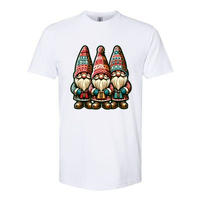 Christmas Gnomes Snowflakes Xmas Christmas Gnomies Gift Softstyle CVC T-Shirt