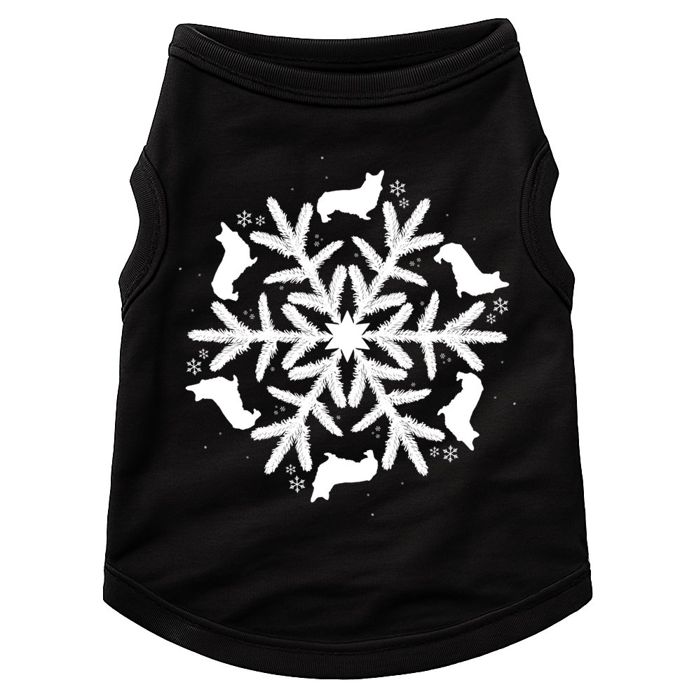 Corgi Gift Snowflake Pembroke Welsh Corgi Christmas Gift Doggie Tank