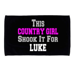 Country Girl Shook It For Luke Fun Music Microfiber Hand Towel