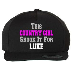 Country Girl Shook It For Luke Fun Music Wool Snapback Cap