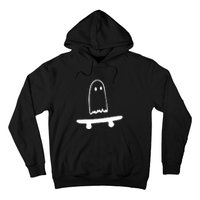 Cute Ghost Skateboard Funny Hoodie