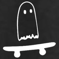 Cute Ghost Skateboard Funny Adult Drive Performance Visor