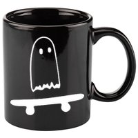 Cute Ghost Skateboard Funny 11oz C Handle Ceramic Mug