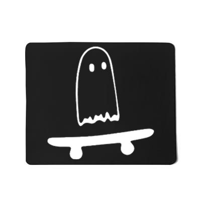 Cute Ghost Skateboard Funny Mousepad