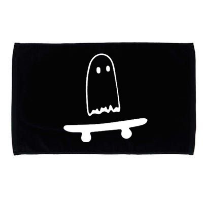 Cute Ghost Skateboard Funny Microfiber Hand Towel