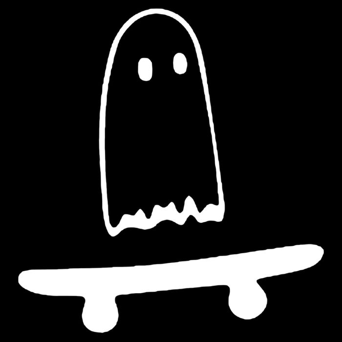 Cute Ghost Skateboard Funny Kids T-Shirt
