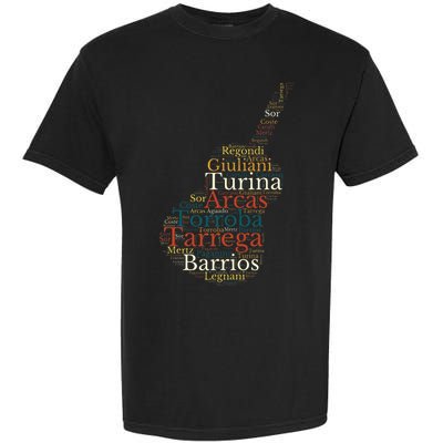 Classical Guitar Spanish Guitar Garment-Dyed Heavyweight T-Shirt