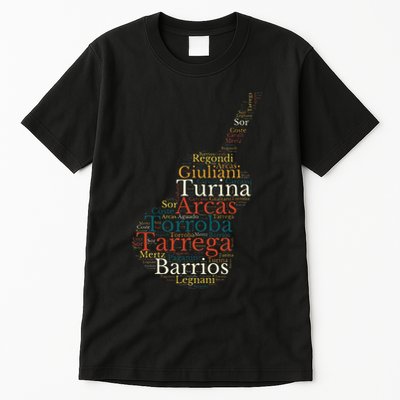 Classical Guitar Spanish Guitar Tall T-Shirt