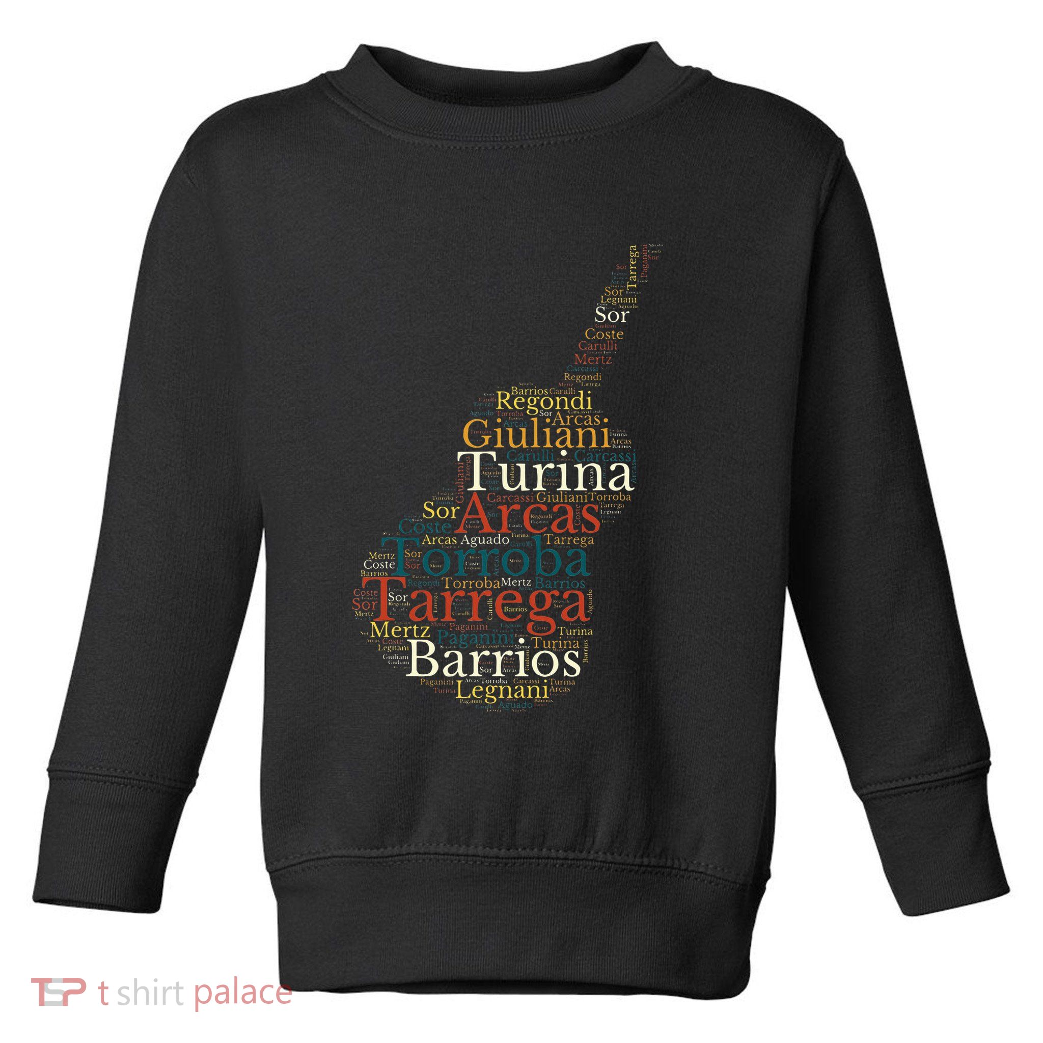 Classical Guitar Spanish Guitar Toddler Sweatshirt
