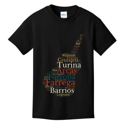 Classical Guitar Spanish Guitar Kids T-Shirt