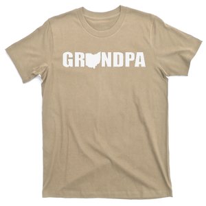 Cool Grandpa State Pride Ohio Gift Fathers Day T-Shirt