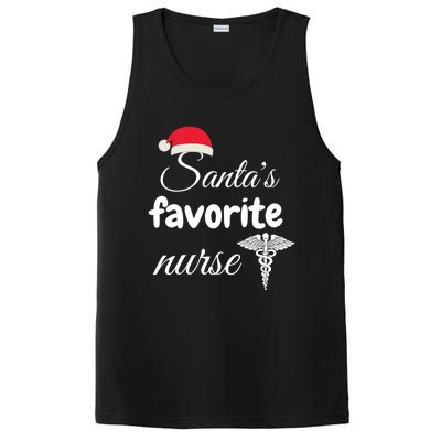 Christmas Gift Santas Favorite Nurse Aprreciation Nurses Gift PosiCharge Competitor Tank