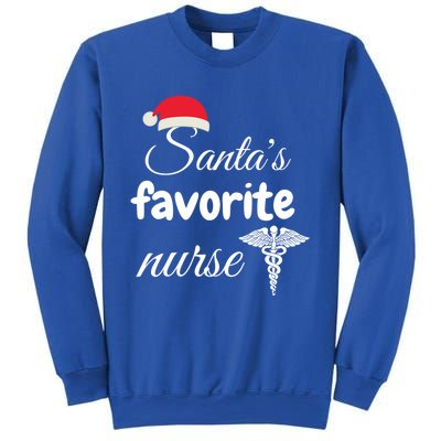 Christmas Gift Santas Favorite Nurse Aprreciation Nurses Gift Sweatshirt