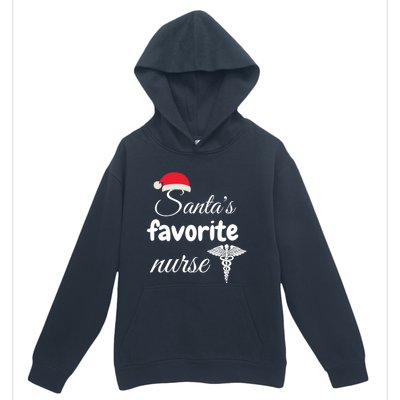 Christmas Gift Santas Favorite Nurse Aprreciation Nurses Gift Urban Pullover Hoodie