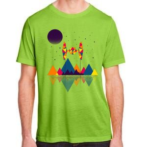 Cool Geometric SciFi Wilderness Adult ChromaSoft Performance T-Shirt