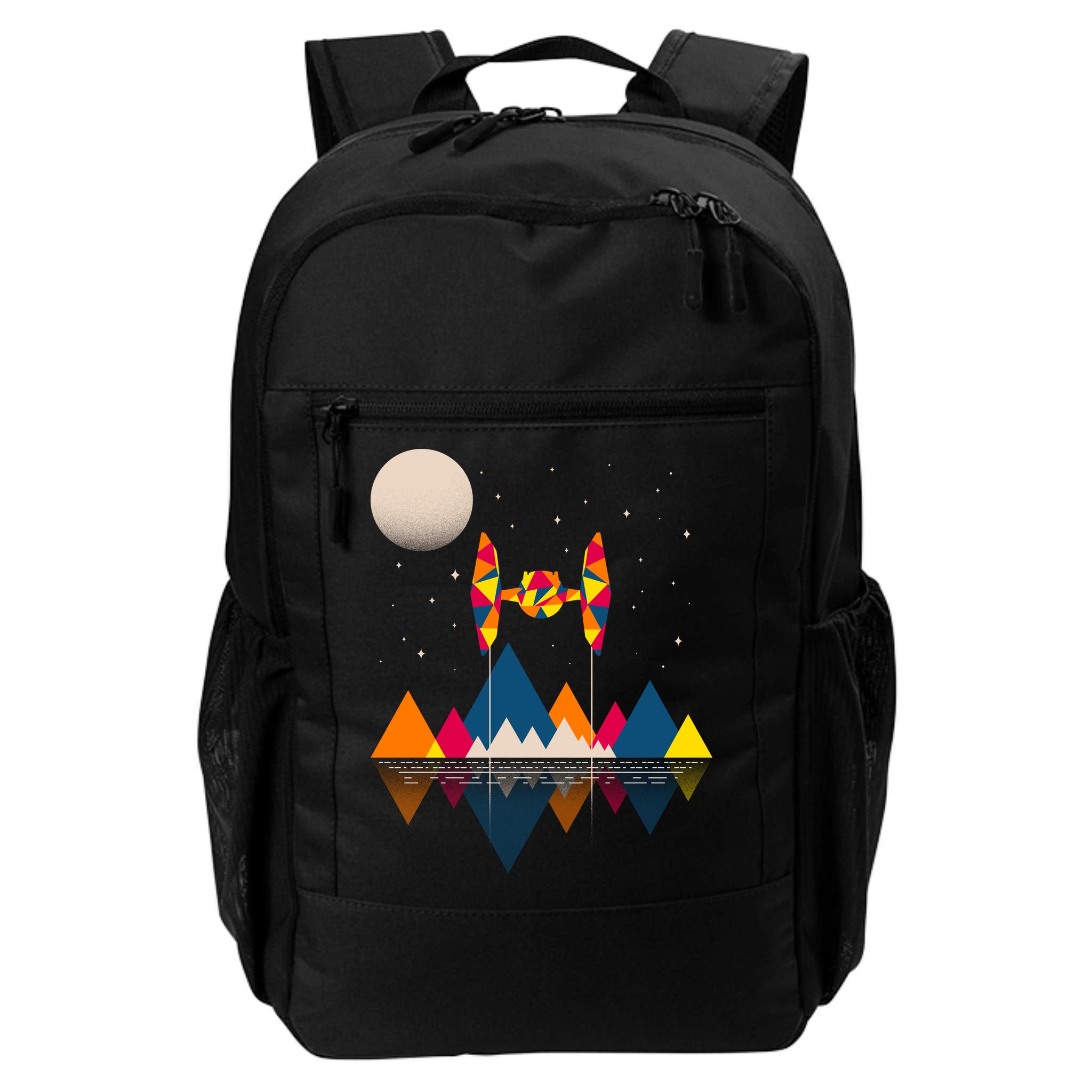 Cool Geometric SciFi Wilderness Backpack