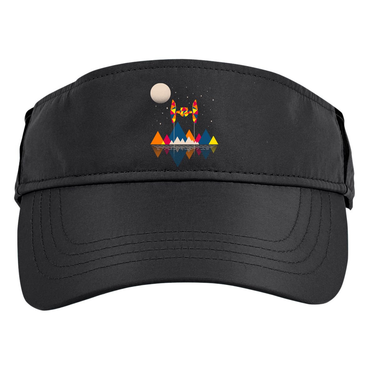 Cool Geometric SciFi Wilderness Adult Drive Performance Visor