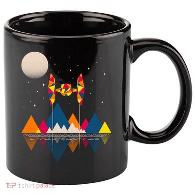 Cool Geometric SciFi Wilderness 11oz C Handle Ceramic Mug