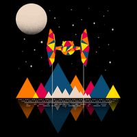 Cool Geometric SciFi Wilderness Wool Snapback Cap