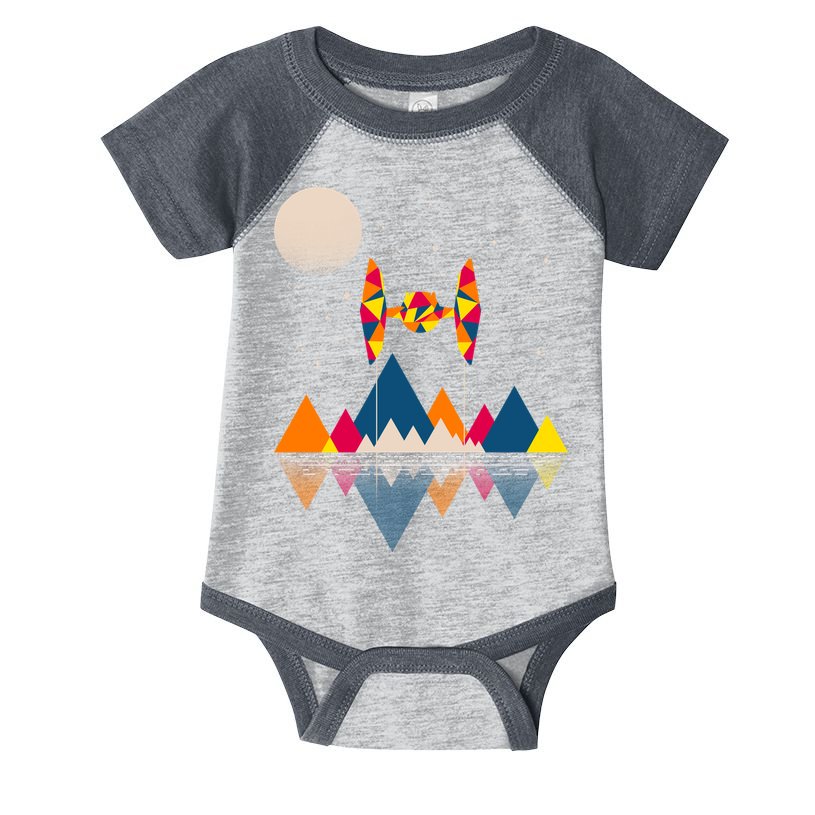Cool Geometric SciFi Wilderness Infant Baby Jersey Bodysuit