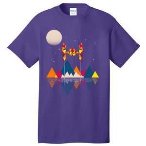 Cool Geometric SciFi Wilderness Tall T-Shirt