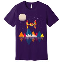 Cool Geometric SciFi Wilderness Premium T-Shirt