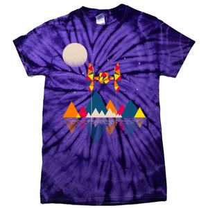 Cool Geometric SciFi Wilderness Tie-Dye T-Shirt