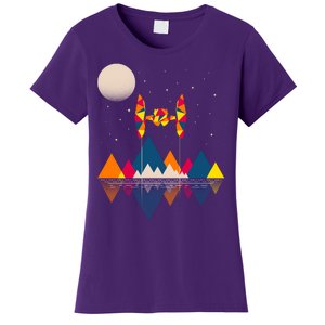 Cool Geometric SciFi Wilderness Women's T-Shirt