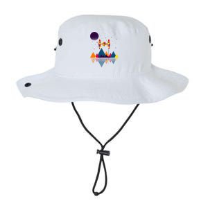 Cool Geometric SciFi Wilderness Legacy Cool Fit Booney Bucket Hat