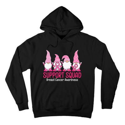 cute gnome support squad breast cancer awareness Tall Hoodie