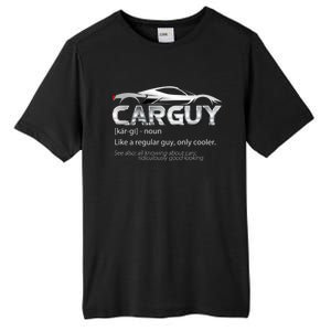 Car Guy Sport Car Fathers Day Car Mechanic Race Car Driver Gift Tall Fusion ChromaSoft Performance T-Shirt