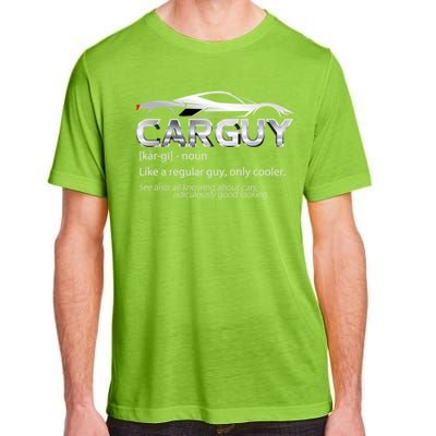 Car Guy Sport Car Fathers Day Car Mechanic Race Car Driver Gift Adult ChromaSoft Performance T-Shirt