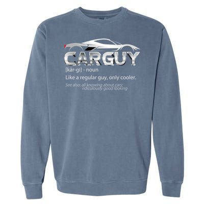 Car Guy Sport Car Fathers Day Car Mechanic Race Car Driver Gift Garment-Dyed Sweatshirt