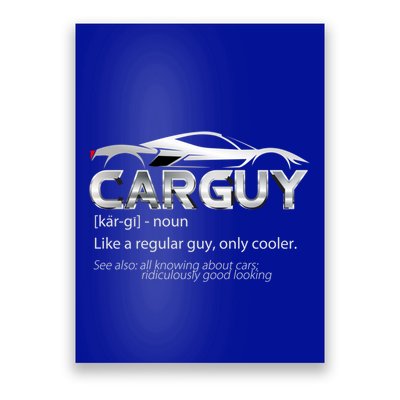 Car Guy Sport Car Fathers Day Car Mechanic Race Car Driver Gift Poster
