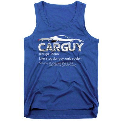 Car Guy Sport Car Fathers Day Car Mechanic Race Car Driver Gift Tank Top