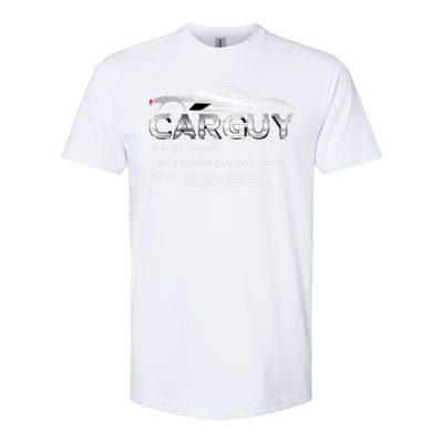 Car Guy Sport Car Fathers Day Car Mechanic Race Car Driver Gift Softstyle CVC T-Shirt