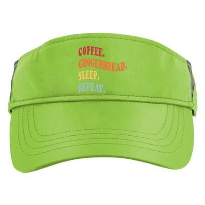 Coffee Gingerbread Sleep Christmas Baking Xmas Holiday Bake Adult Drive Performance Visor